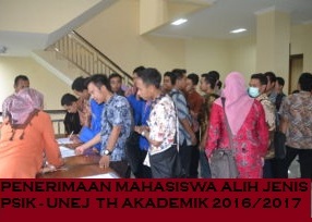 UJIAN  PENERIMAAN MAHASISWA BARU PROGRAM ALIH JENIS PROGRAM STUDI ILMU KEPERAWATAN TAHUN 2016