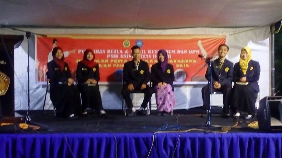 PSIK UNIVERSITAS JEMBER GELAR DEBAT TERBUKA CALON PRESIDEN DAN WAKIL PRESIDEN BADAN EKSEKUTIF MAHASISWA (BEM)