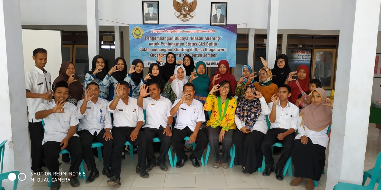 Pengabdian Masyarakat Dosen FKep UNEJ: Arifnya Masyarakat Jember dengan Budaya “Masak Abereng” untuk Bergotong-royong Meningkatkan Status Nutrisi Anak