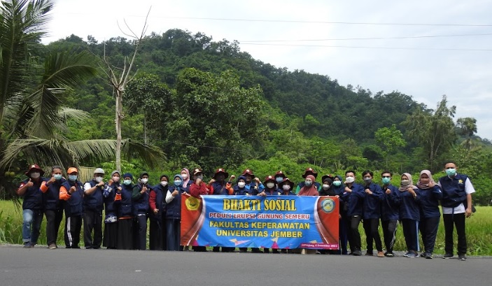 Bersinergi bersama PPNI, tanggap bencana erupsi semeru