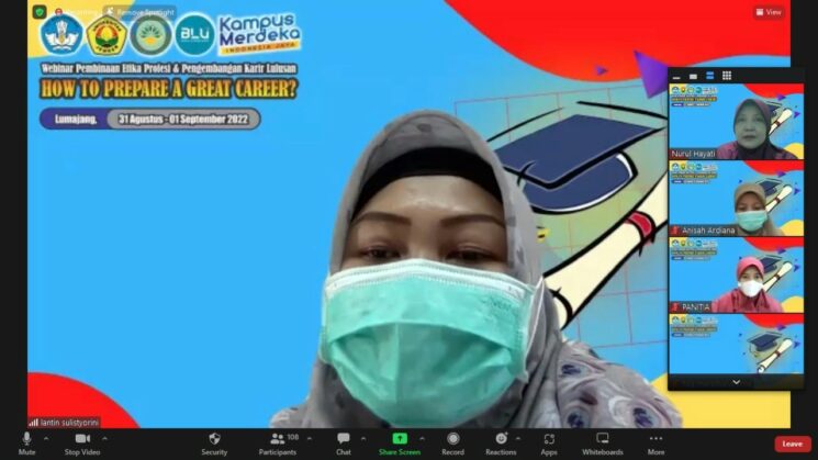 WEBINAR PEMBINAAN ETIKA PROFESI DAN PENGEMBANGAN KARIR LULUSAN