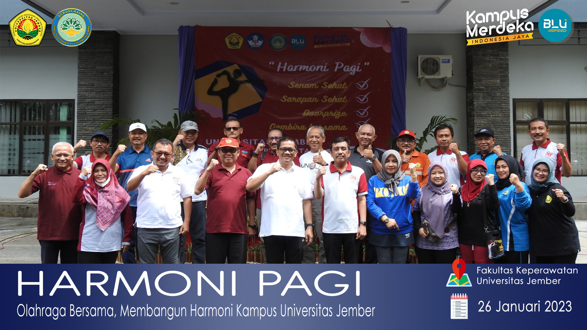 Olahraga Bersama, Membangun Harmoni Kampus Universitas Jember