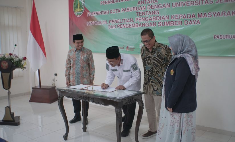 SEREMONIAL Penandatangan Kesepakatan antara Pemerintah Kota Pasuruan dengan Universitas Jember