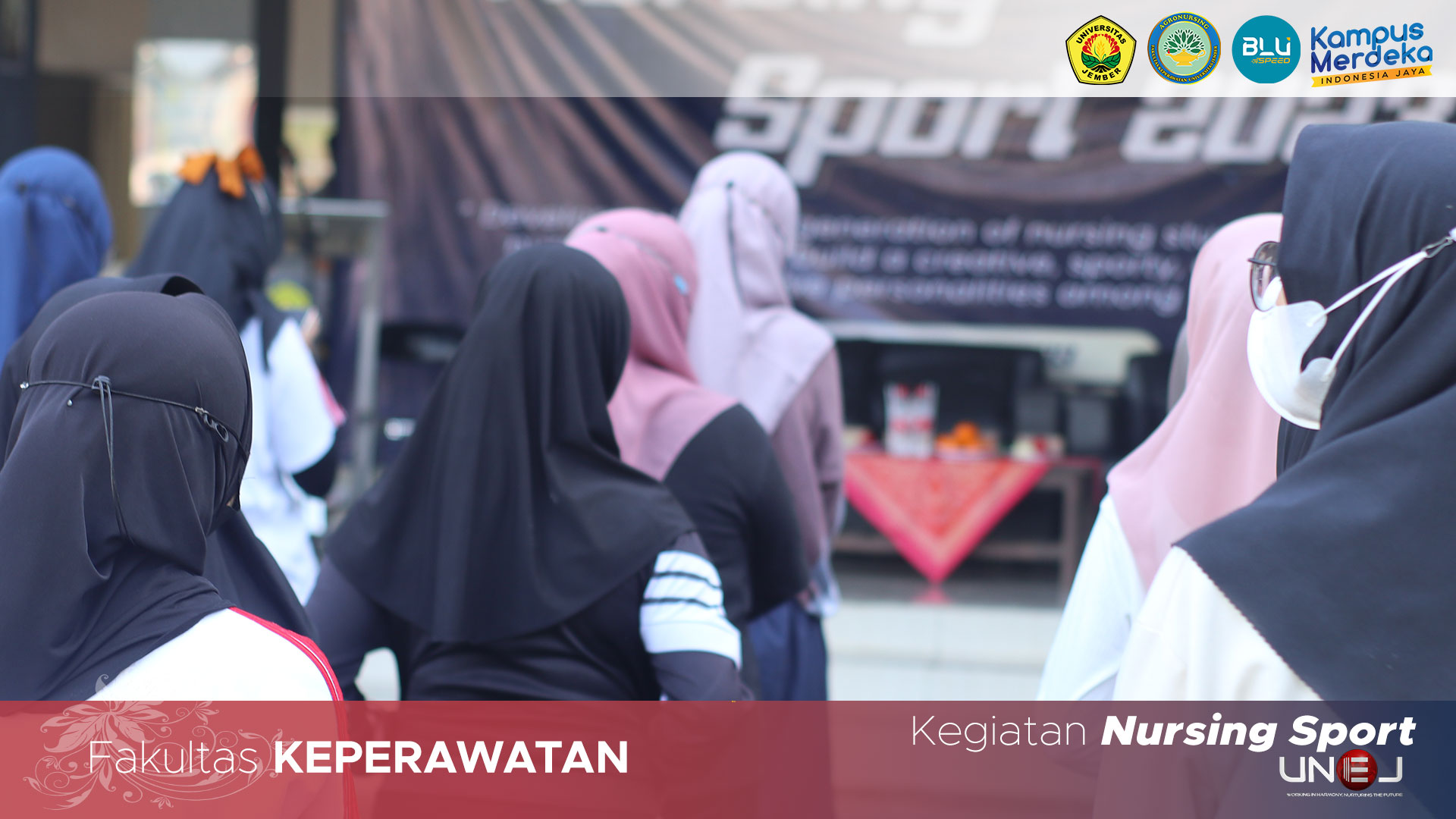 FAKULTAS KEPERAWATAN UNEJ TUTUP AJARAN GENAP  DENGAN NURSING SPORT